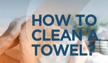 how to clean a towel