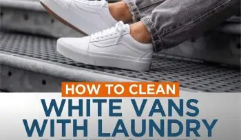 how to clean white vans with laundry detergent