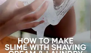 how to make slime with shavinng machine and laundry detergent