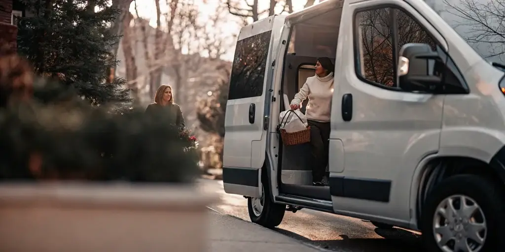 Laundry delivery in Old Westbury, NY.