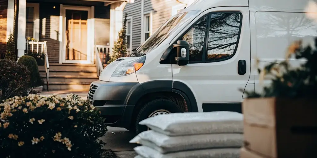 Best laundry pickup and delivery van in Cold Spring Hills.