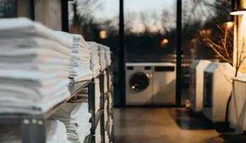 Clean healthcare linens.