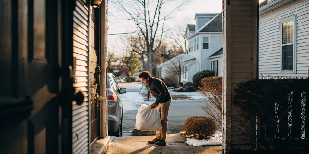 Laundry pickup service in East Norwich.
