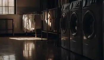 Clean, folded medical laundry in Levittown.