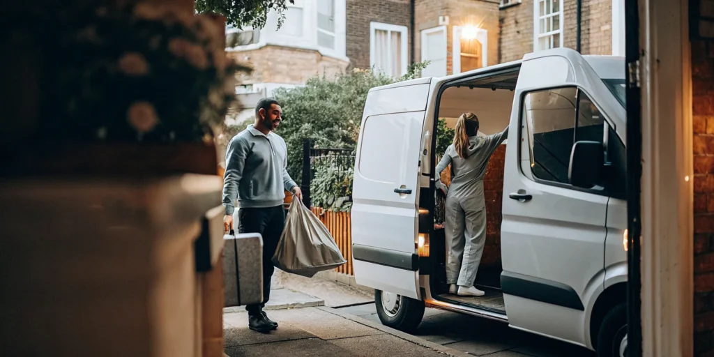 Flower Hill laundry pickup and delivery service.