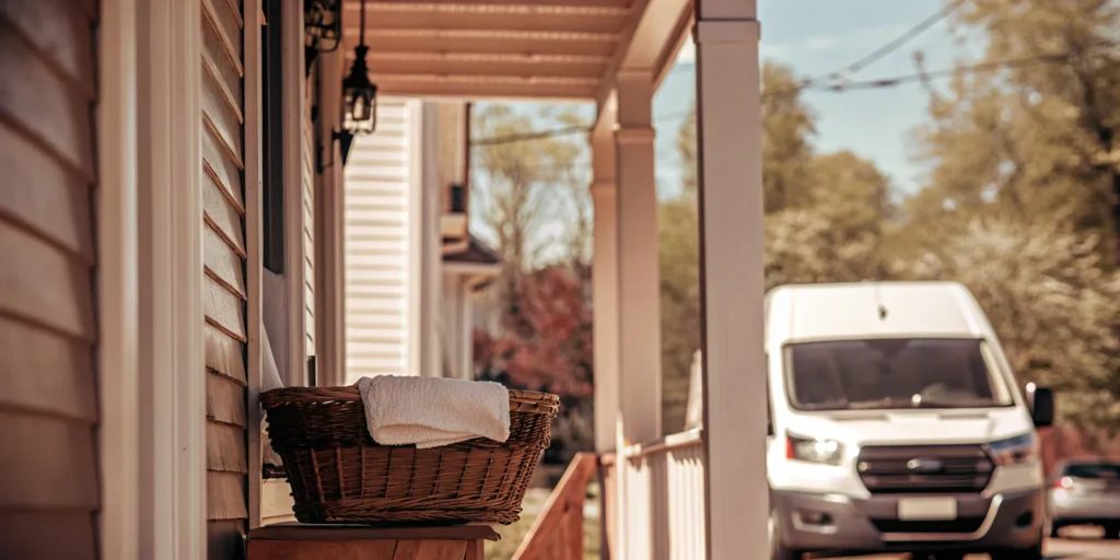 Roslyn Harbor laundry pickup and delivery.