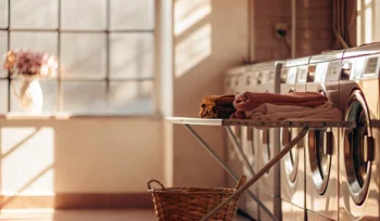 A clean and modern laundromat in Old Brookville, considered the best for its quality service.