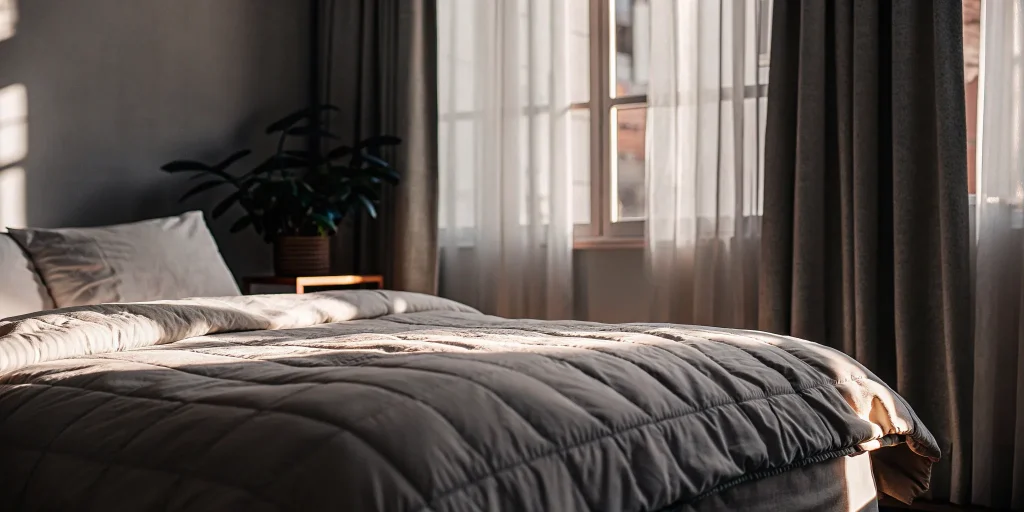 Professional comforter cleaning service in Bethpage for a fresh, clean bed.